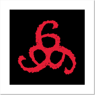 666 Satanic Emblem Posters and Art